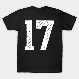 Rough Number 17 T-Shirt